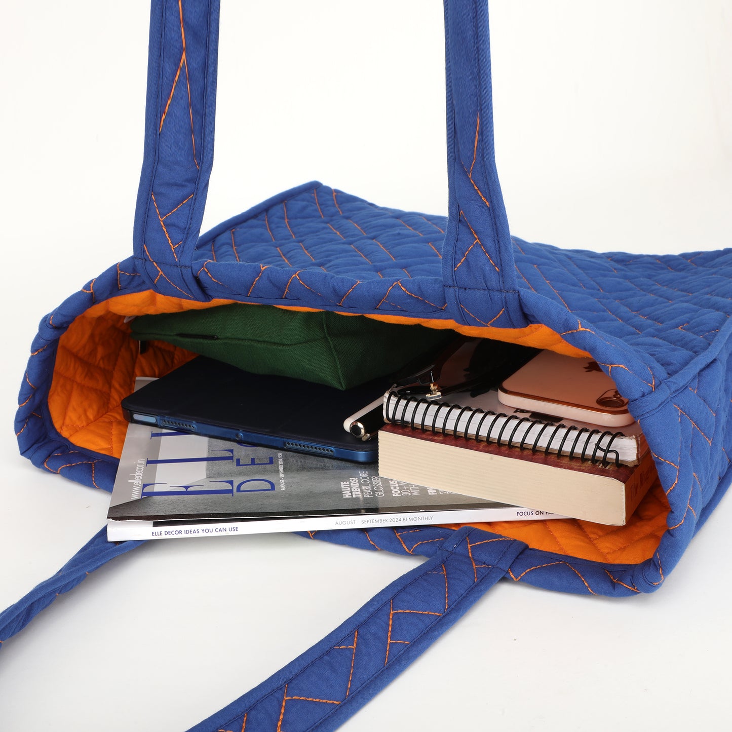 The Quilted Tote - Sunset Breeze