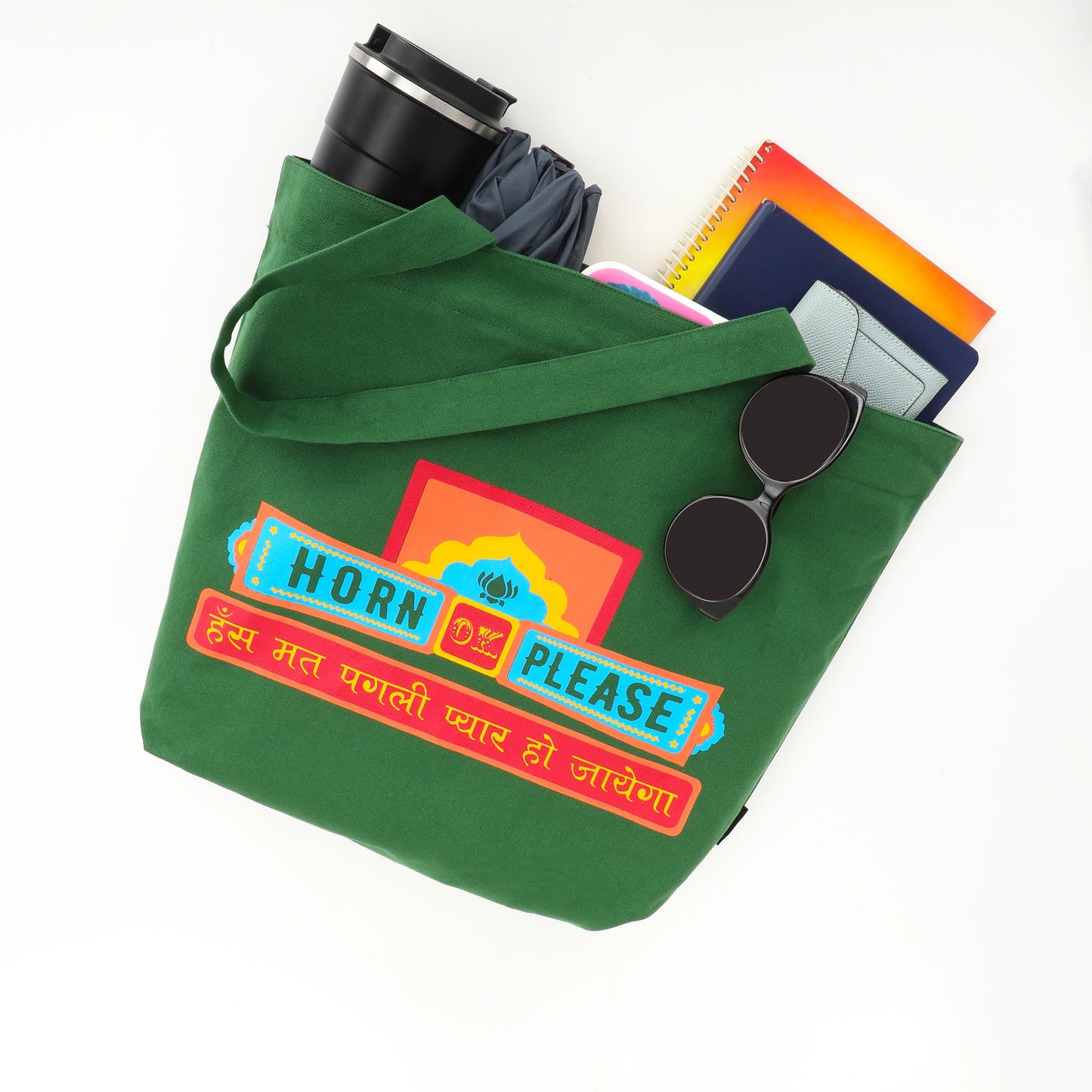 Mighty Zip Tote - Horn Ok Please