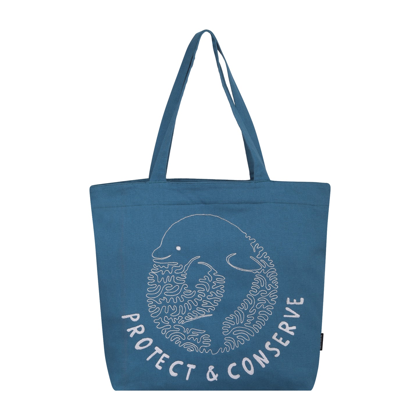 Mighty Zip Tote- Protect & Conserve I Embroidered I
