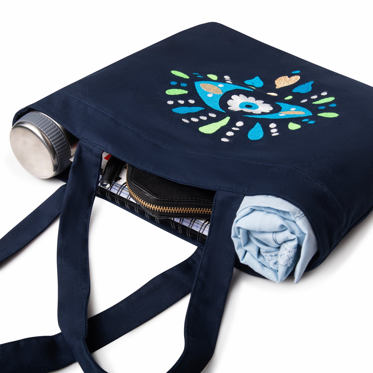 Mighty Zip Tote - Nazar Battu I Embroidered I