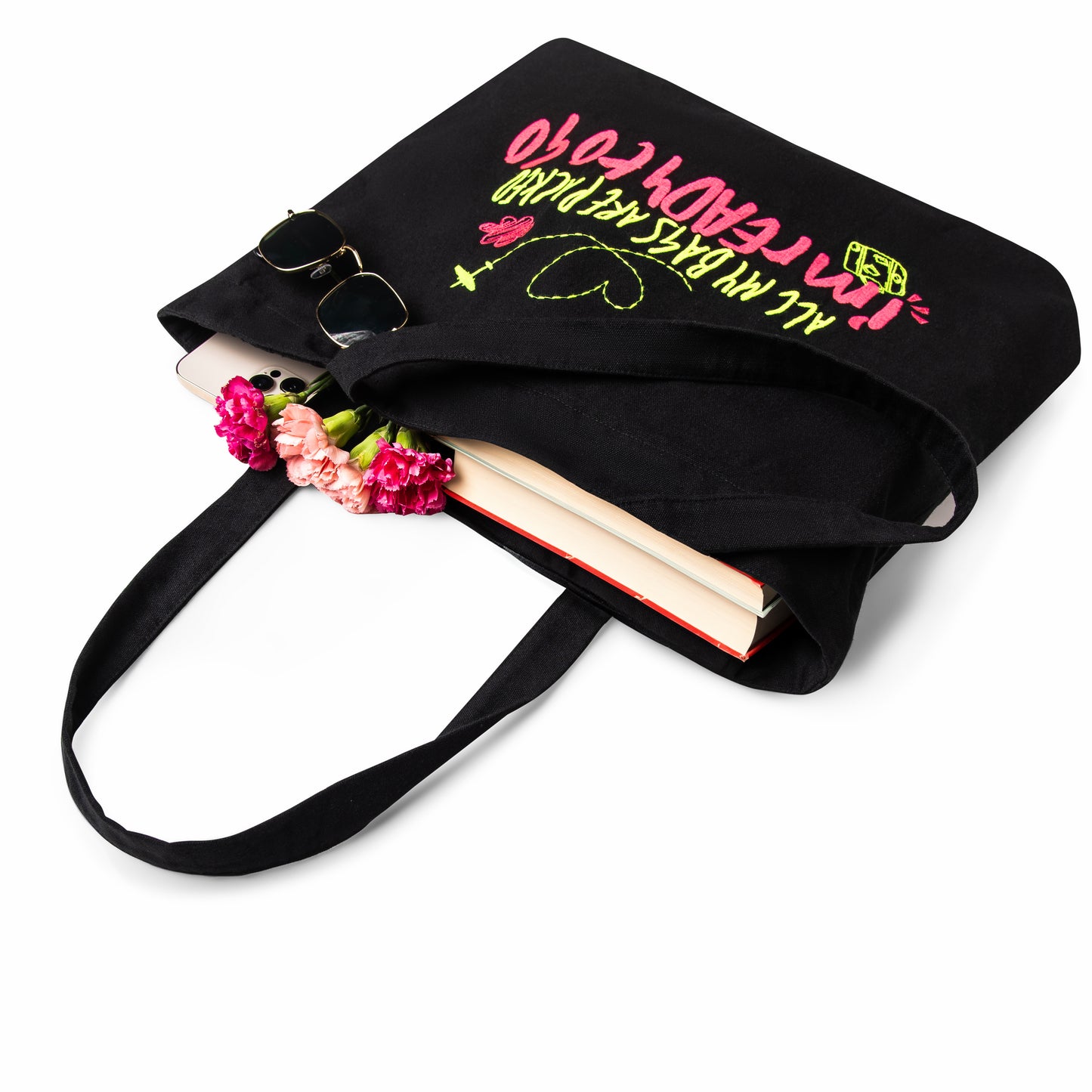 Mighty Zip Tote - Ready to go I Embroidered I