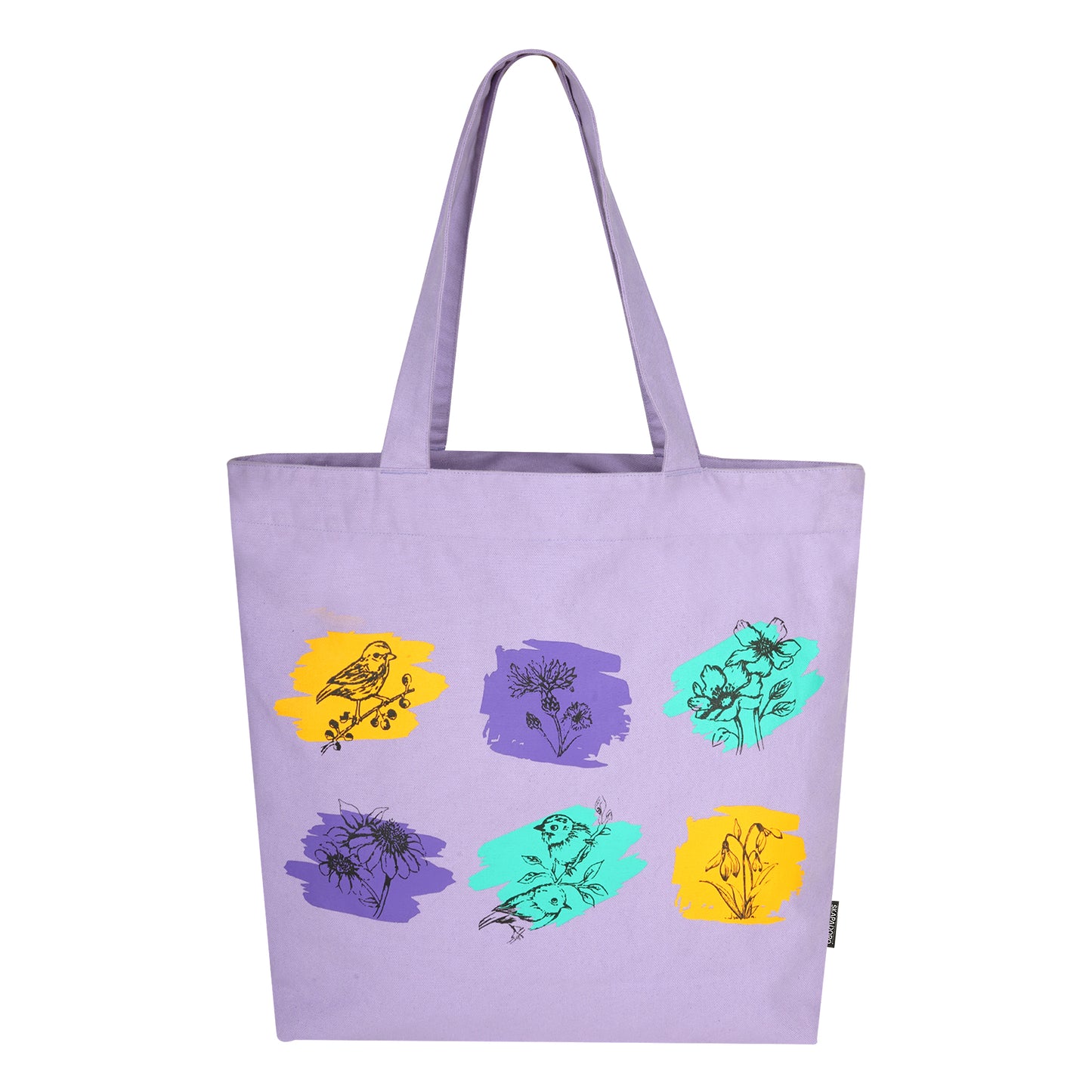 Mighty Zip Tote - Petals & Wings