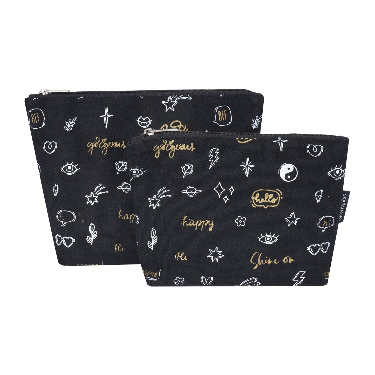 Travel Buddy - Happy Doodle (Set of 2)