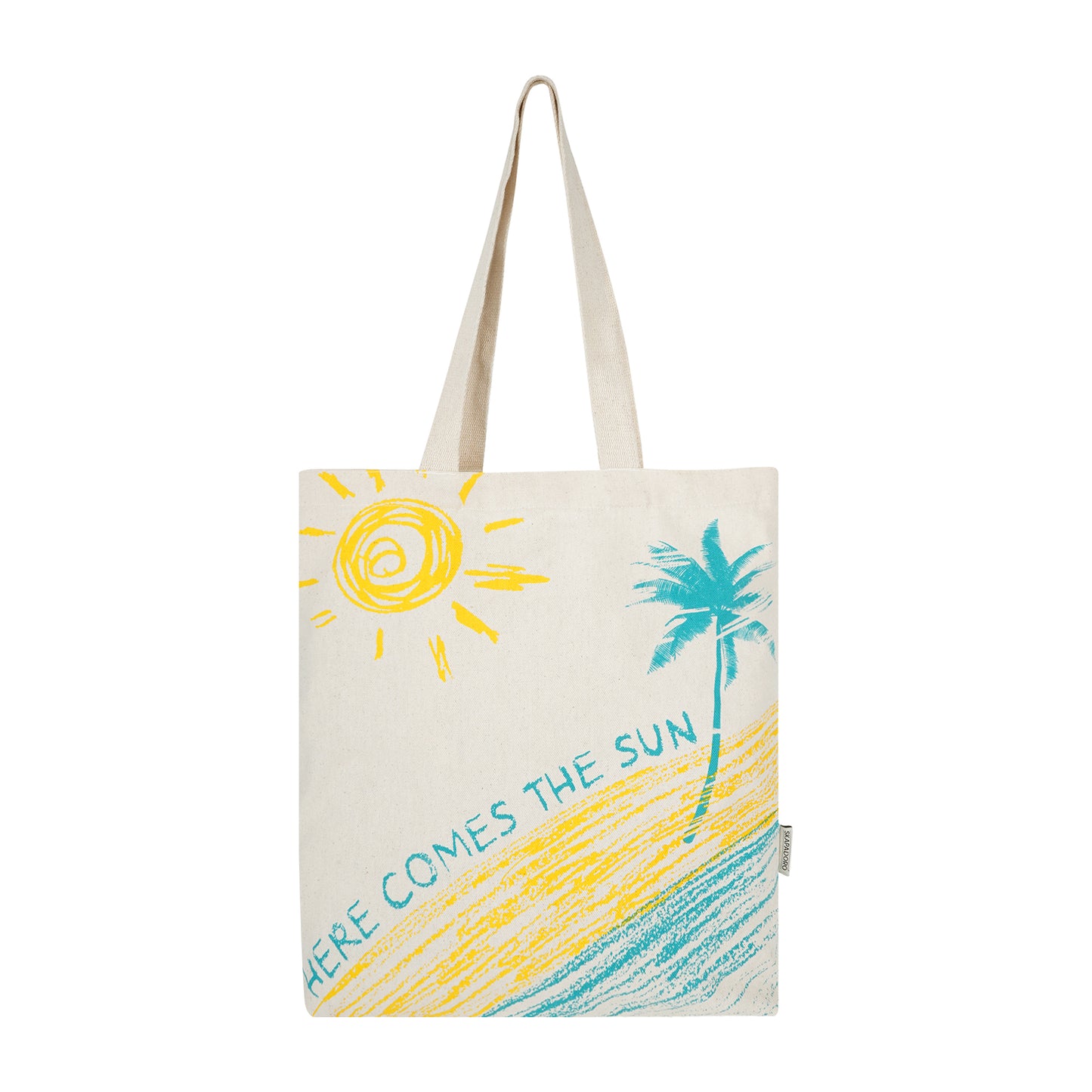 Canvas Basic Tote - Here Comes the Sun