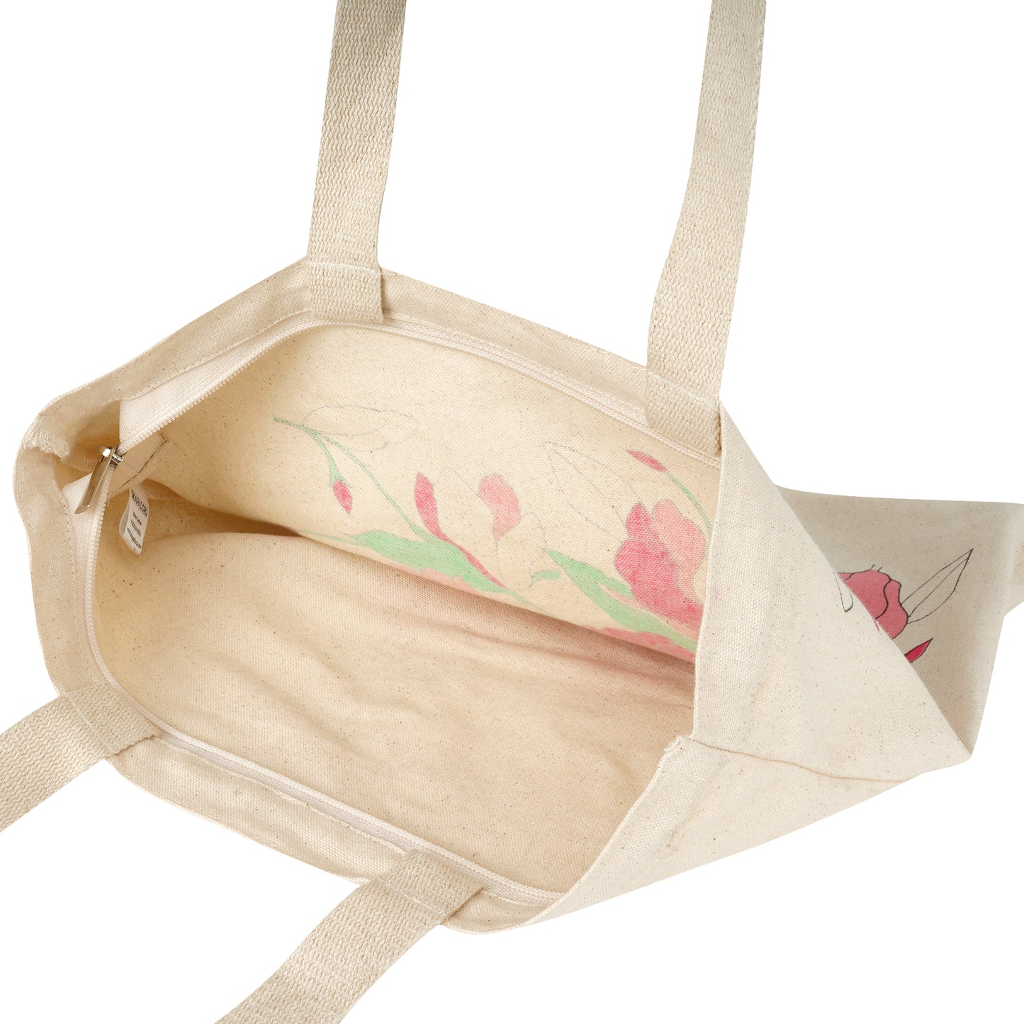 Canvas Zip Tote - Magnolia