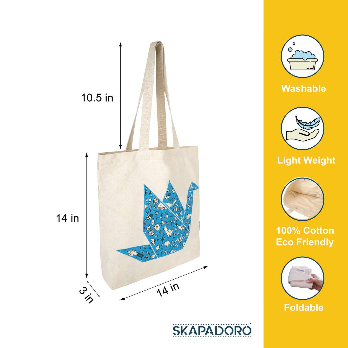 Canvas Basic Tote - Origami
