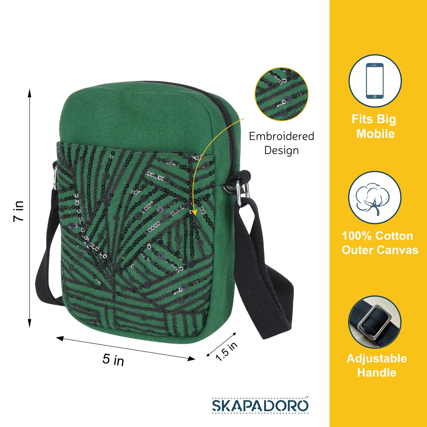 Mobile Sling - Bling it On I Embroidered I