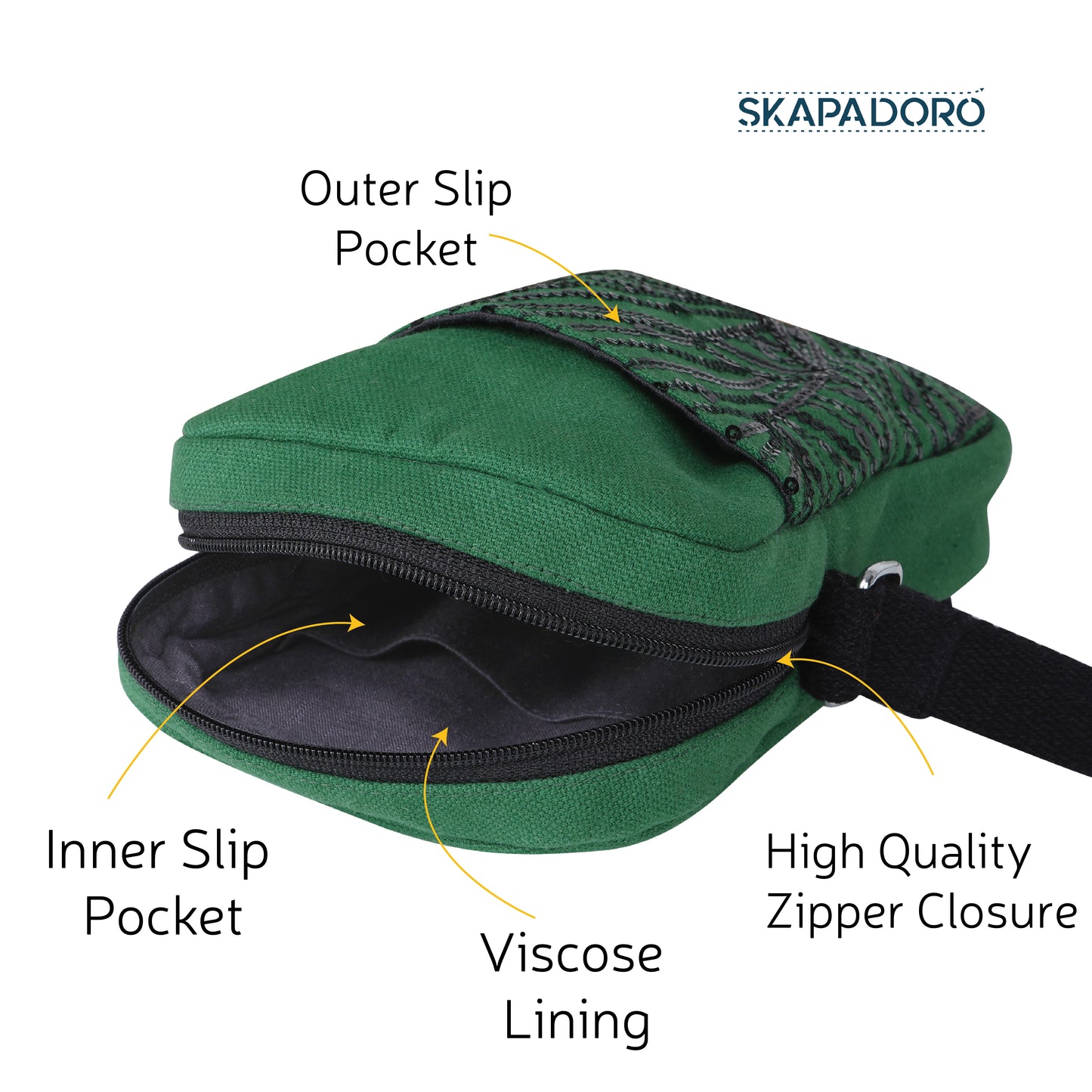 Mobile Sling - Bling it On I Embroidered I