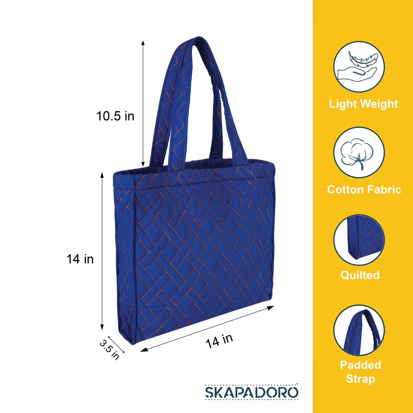The Quilted Tote - Sunset Breeze