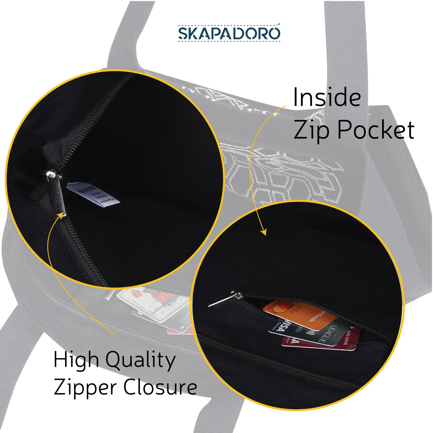 Mighty Zip Tote - Retro Pop