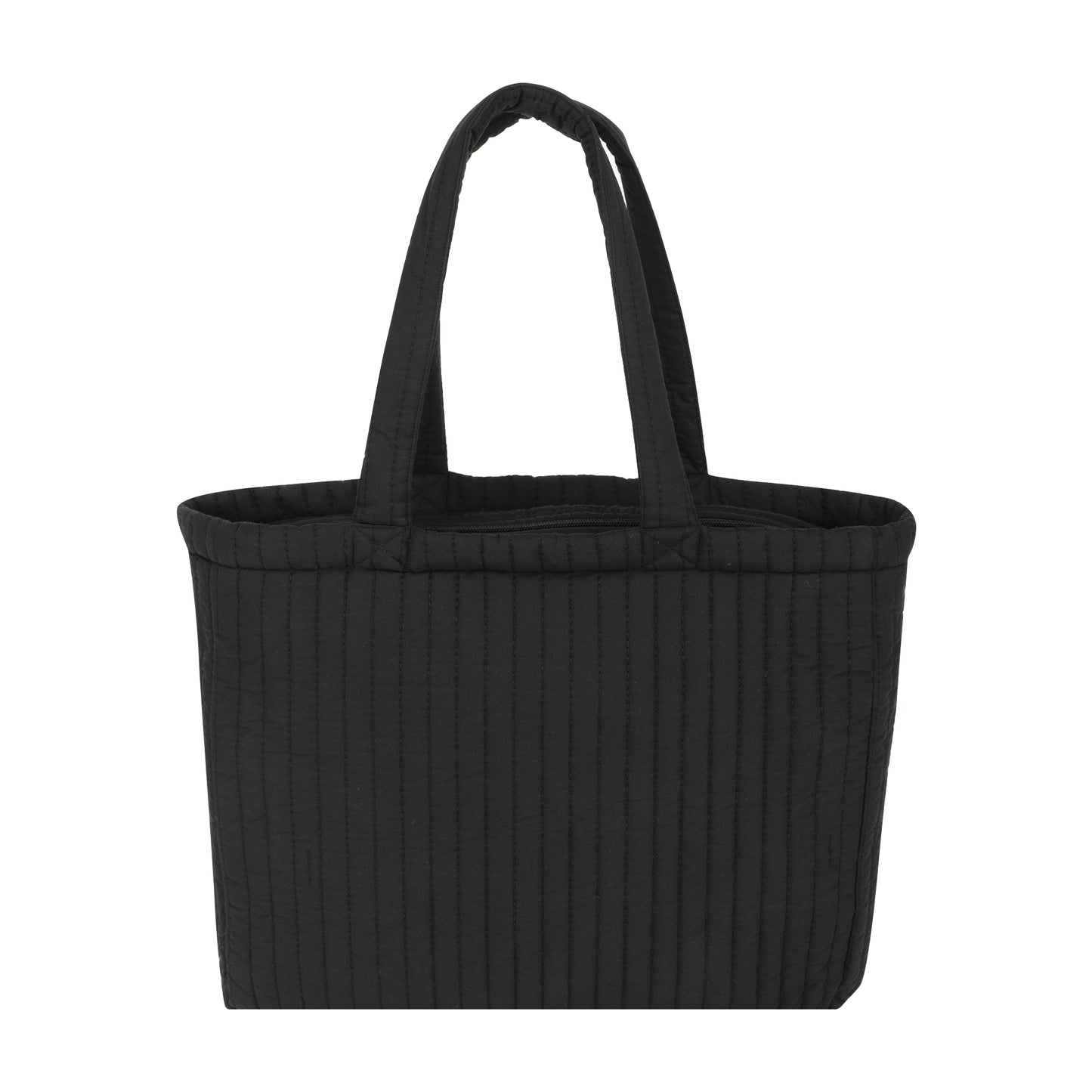 Quilted Zip Tote - Neon Bloom