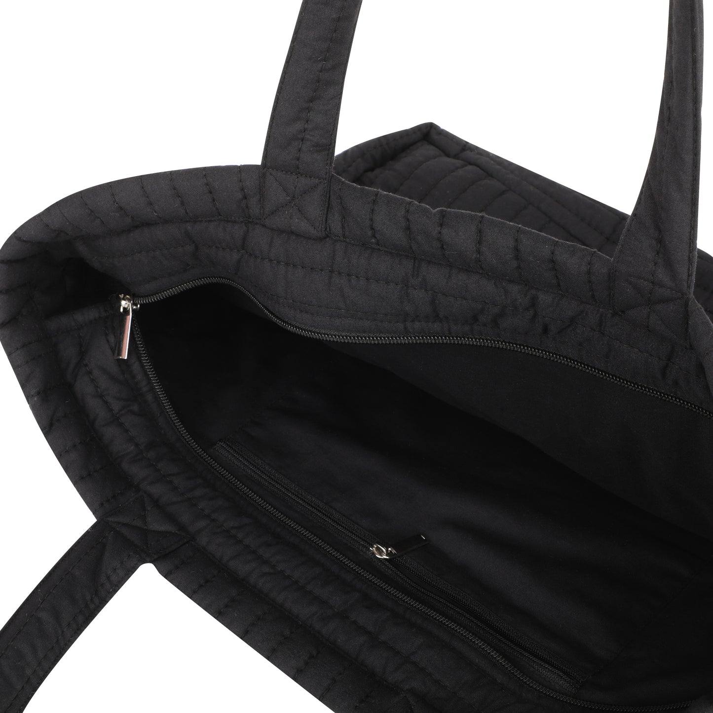 Quilted Zip Tote - Neon Bloom