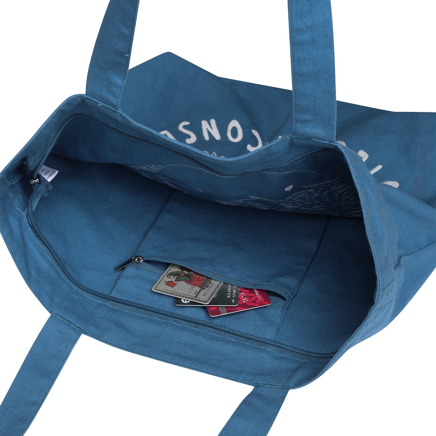 Mighty Zip Tote- Protect & Conserve I Embroidered I