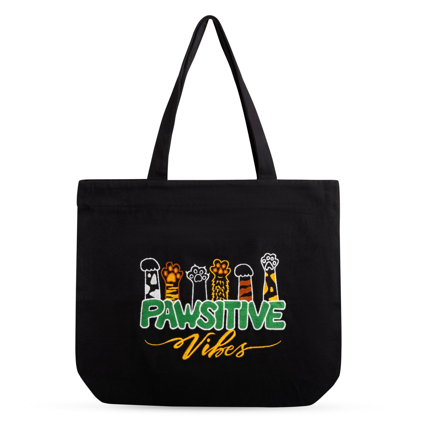 Mighty Zip Tote - Pawsitive Vibes I Embroidered I
