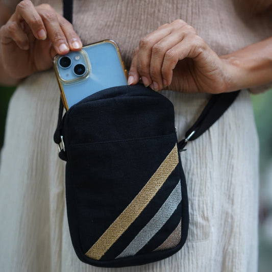 Mobile Sling - Day to Night I Embroidered I