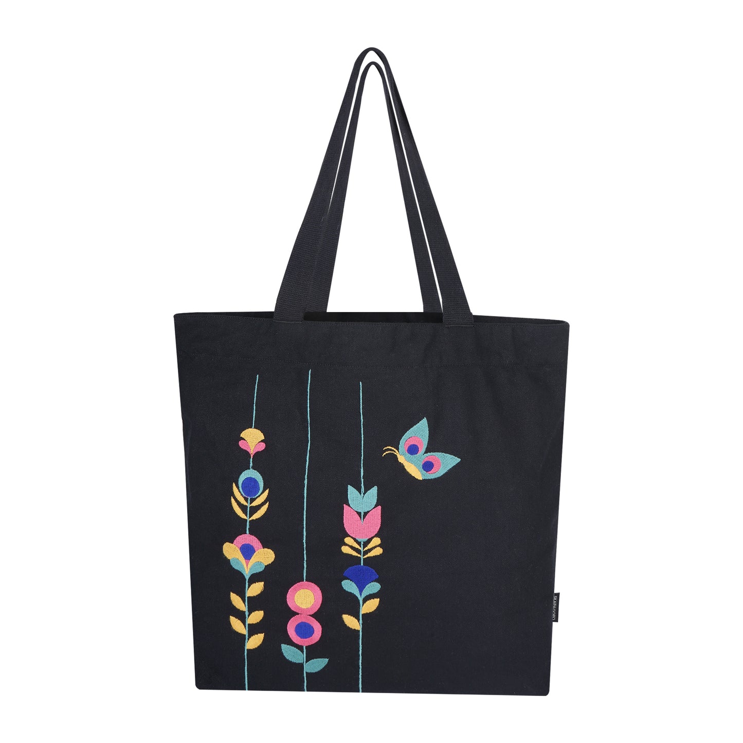 Mighty Zip Tote - Blossom Threads I Embroidered I