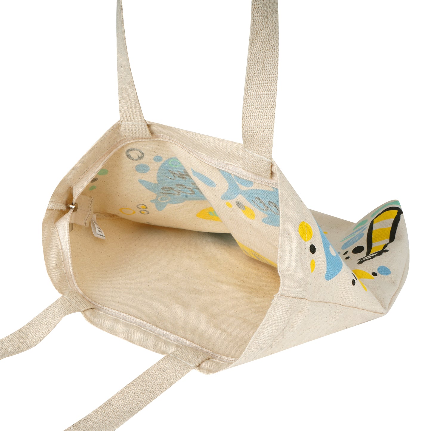 Canvas Zip Tote - Save the Sea