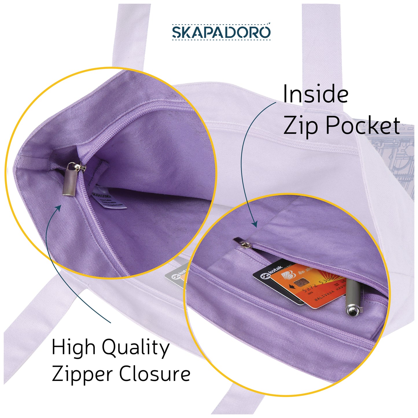 Mighty Zip Tote - Indian Heritage