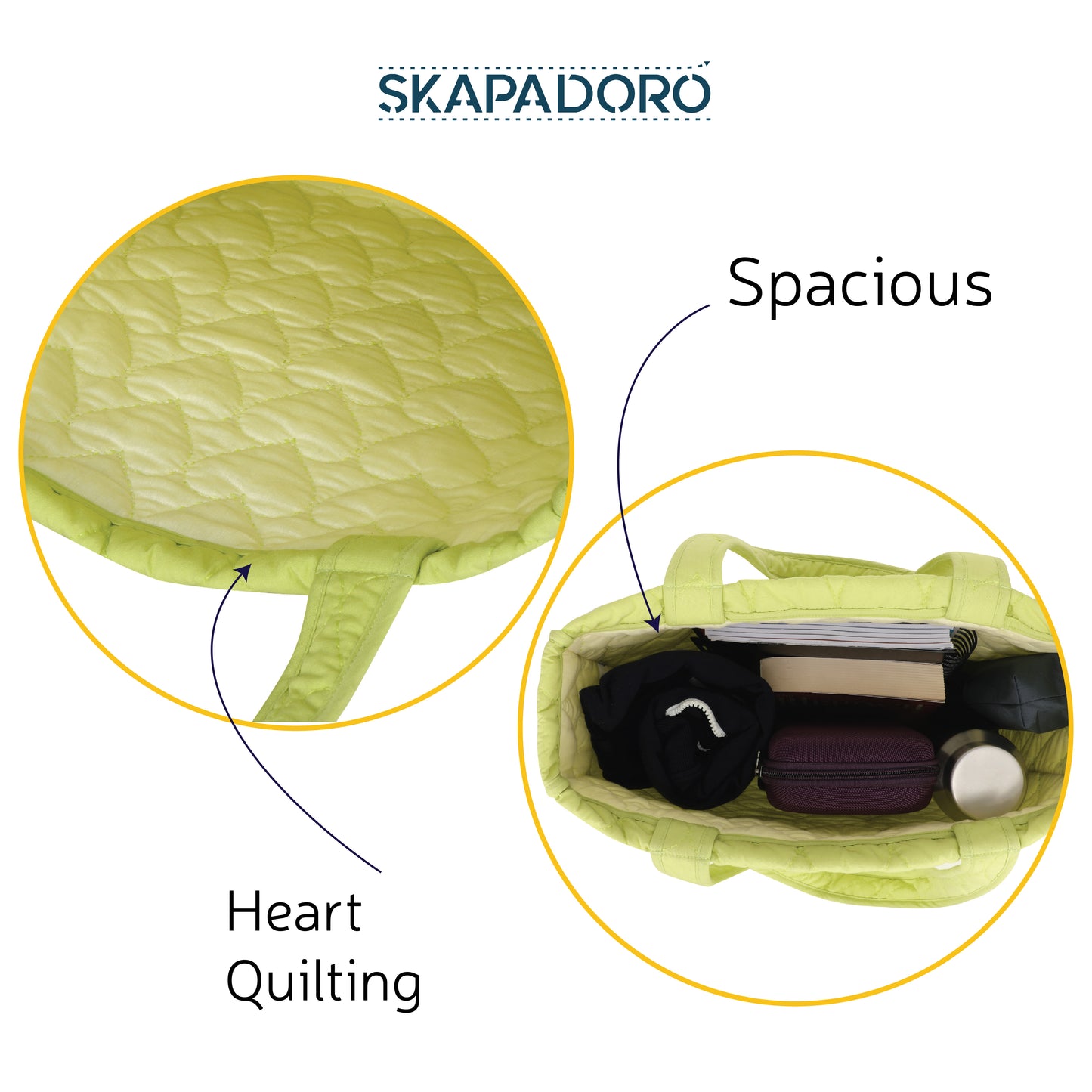 The Quilted Tote - All Hearts